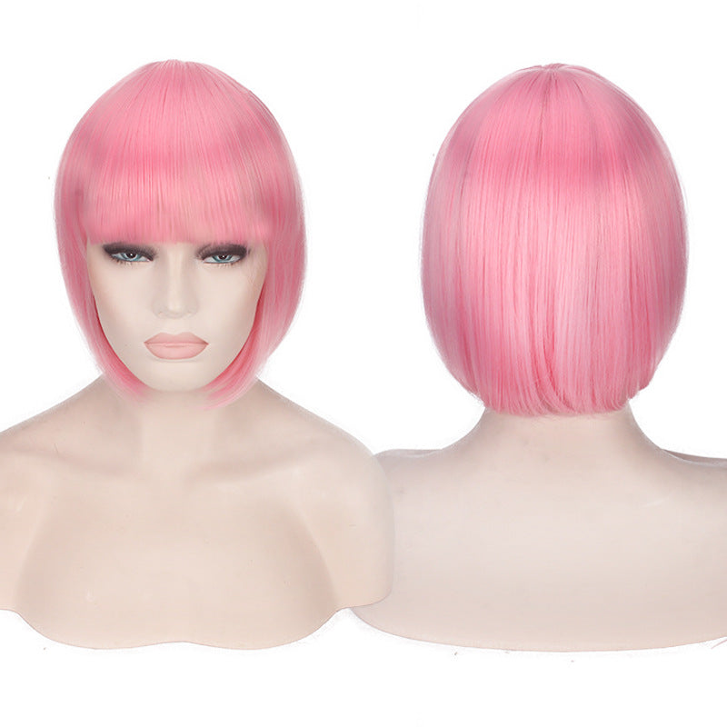 cosplay wig short hair bob