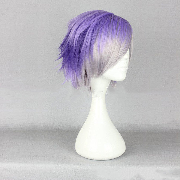 Gradient color cosplay wig