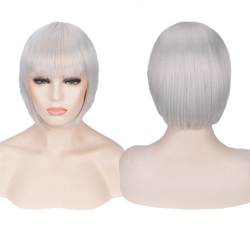 cosplay wig short hair bob