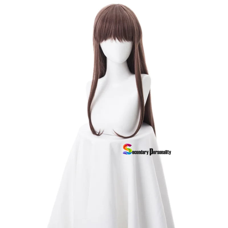 Anime FRUITS BASKET Tohru Honda Cosplay Costume Wigs Long Straight Brown Party Hair Props Lolita Girl Halloween Synthetic Hair