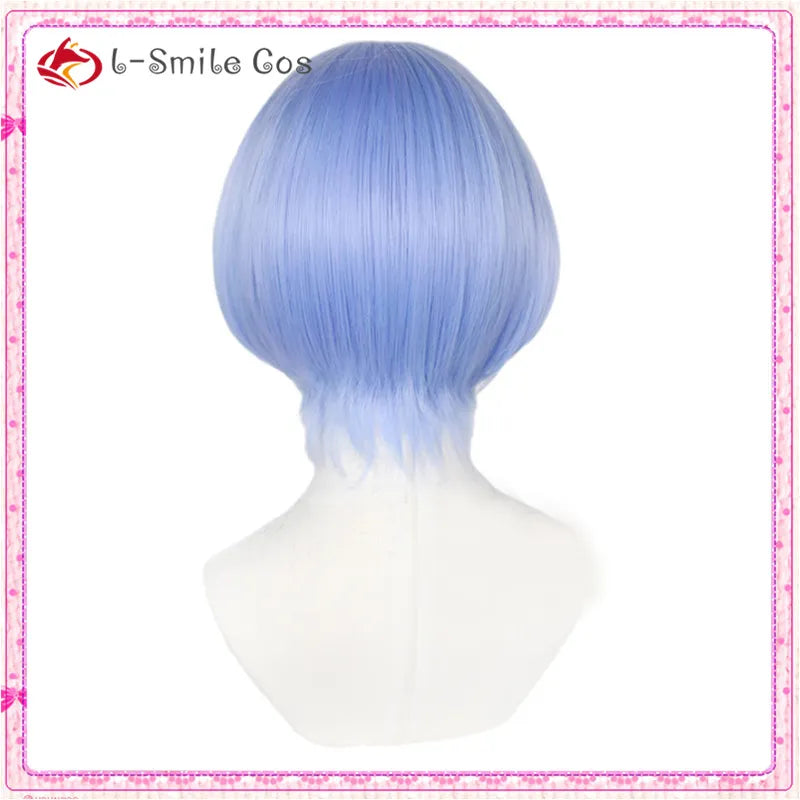 SK8 the Infinity Langa Hasegawa Cosplay Wig SK∞ Cosplay Wig Blue Short Wigs Halloween Heat Resistant Synthetic Hair + Wig Cap