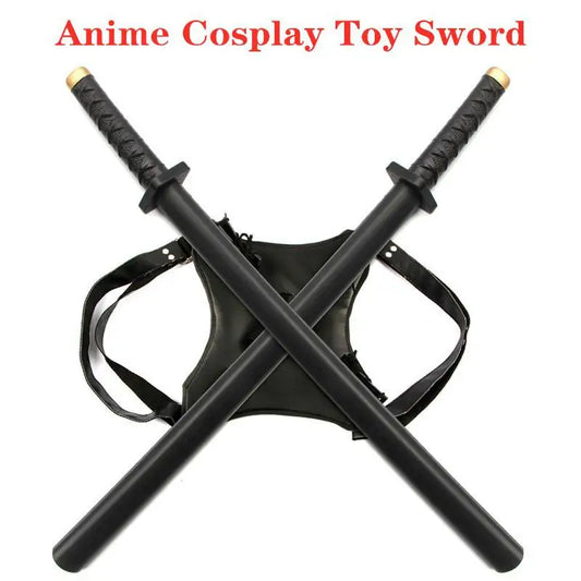 60cm Cosplay Ninja Sword Toy for Kids Anime Game Pu Simulation Weapon Knife Halloween Stage Performance Props Boys Surprise Gift