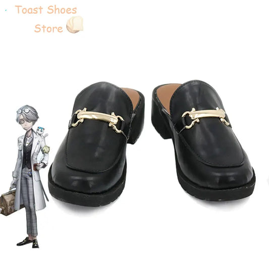 Game Identity V Embalmer Aesop Carl Cosplay Shoes Halloween Carnival Boots PU Shoes Vtuber Cosplay Props Costume Prop