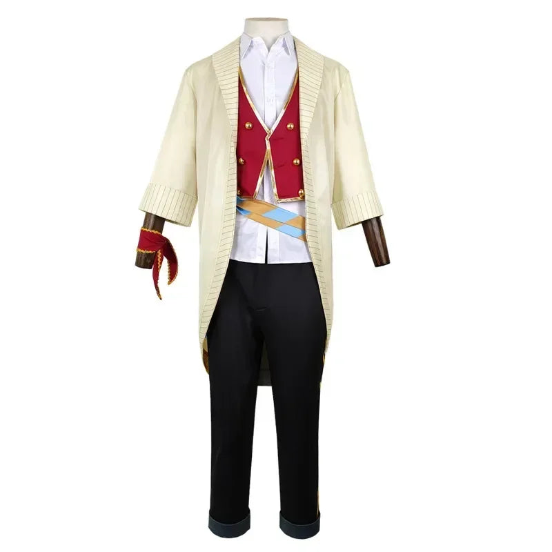 Twisted Wonderland Kalim Al-Asim Cosplay Costume Scarabia Kalim Uniform Suit School Uniforms Halloween Party Costumes