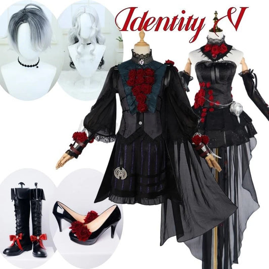 Anime Game Identity V Cosplay Costume Clothes Wig Shoes Cosplay Sick Person Psychologist Cosplay Costume Night Of The Witch