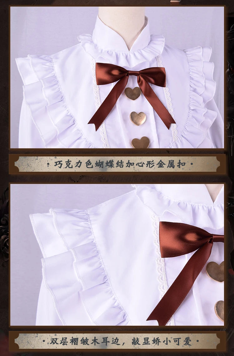 Anime! Identity V Tracy Reznik Sugar Girl Lolita Dress Lovely Uniform Cosplay Costume Halloween Lady Dailydress