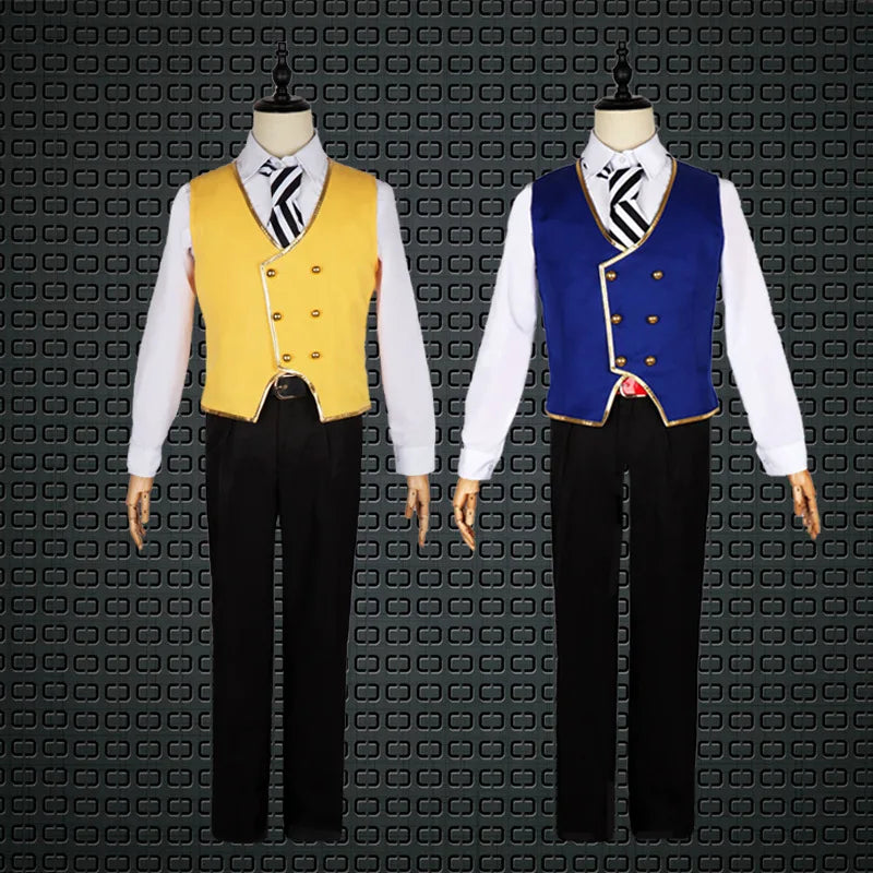 Anime Game Twisted Wonderland Cosplay Costume Men School Uniforms Riddle Floyd Lilia Cosplay Costumes for Halloween Party