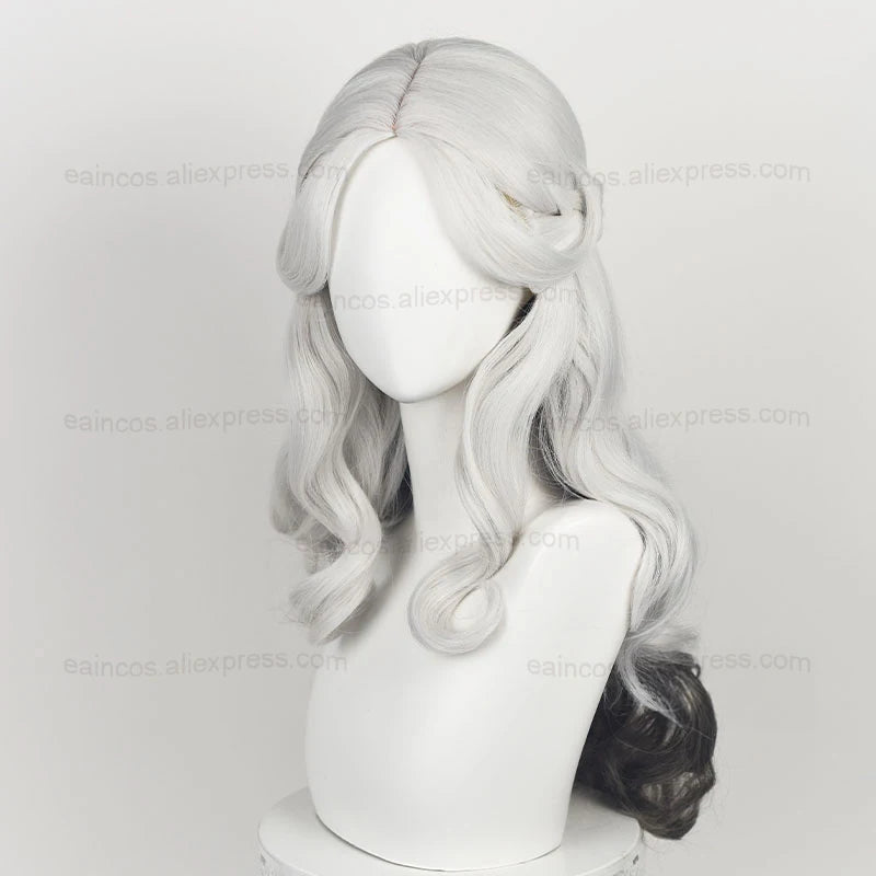 Game Identity V Ada Mesmer Everlasting Night Cosplay Wig 66cm Long Gradient Curly Wigs Heat Resistant Synthetic Hair Halloween