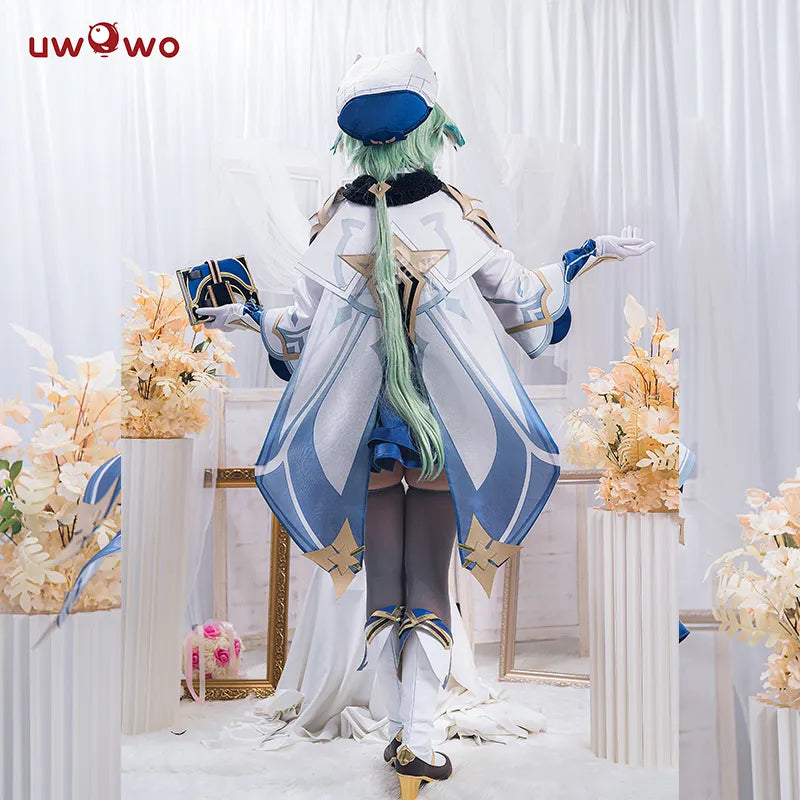 UWOWO Sucrose Cosplay Genshin Impact Cosplay Halloween Christmas Costume Sucrose Dress Retro Mechanical Style Outfit