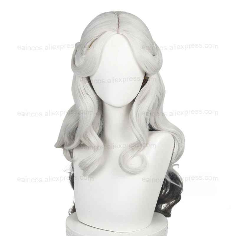 Game Identity V Ada Mesmer Everlasting Night Cosplay Wig 66cm Long Gradient Curly Wigs Heat Resistant Synthetic Hair Halloween