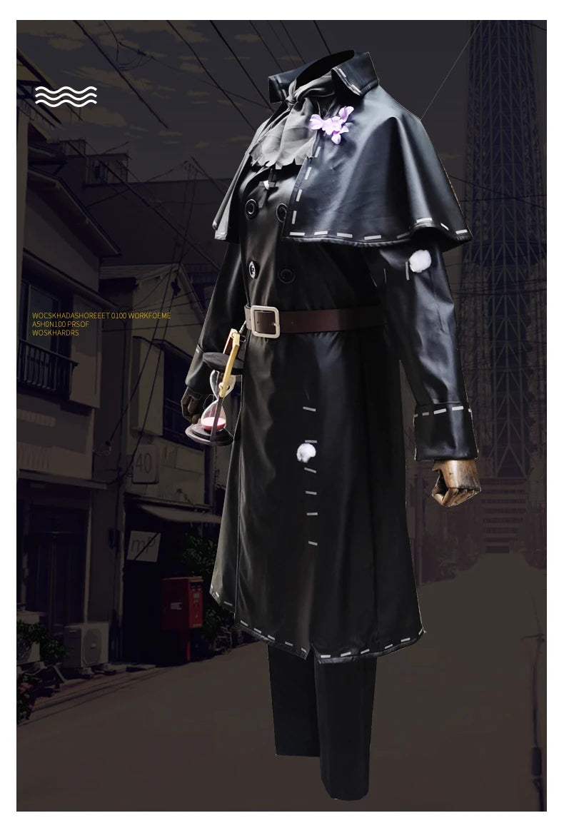 Game Identity V Cosplay Costumes Grave Keeper Andrew Kreiss Cosplay Costume Original Skin Black Uniforms Costume Suits Survivor