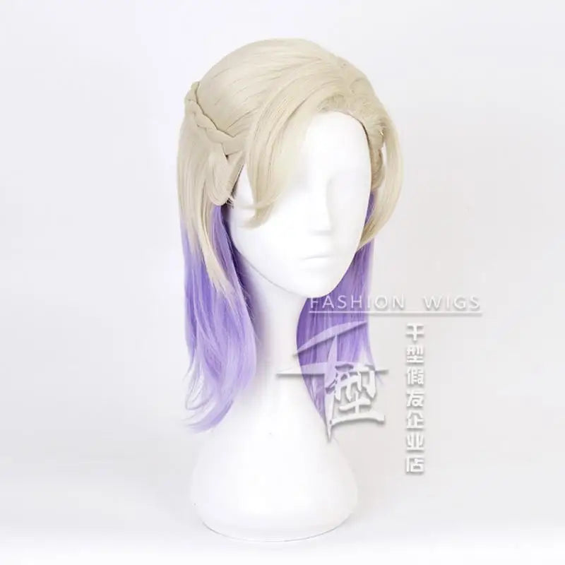 Game Twisted Wonderland Vil Schoenheit Cosplay Wig Short Hair Heat Resistant Synthetic Halloween Party Accessories Props