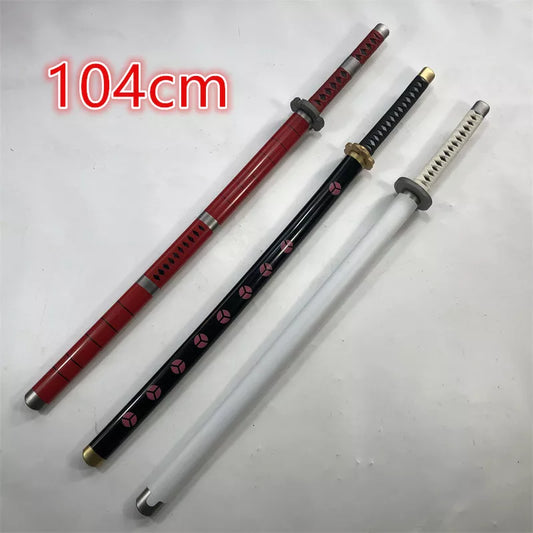 Sword Zoro Sword Kozuki Oden Yamato Purple Sword Weapon Cosplay Katana Knife Safety PU Samurai Sword Prop Toys 104cm