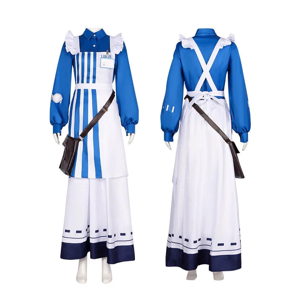 Game Identity V Psychologists Cosplay Ada Mesmer Costume Maid Dress Skirt Halloween Party Role Play Outfit Disguise Adult Girls