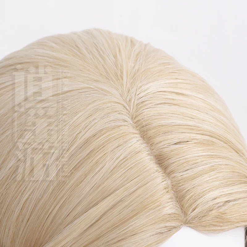 Ada Mesmer Cosplay Wig Identity V Game Blonde 68cm Heat Resistant Synthetic Hair Halloween Party Role Play Carnival + Wig Cap