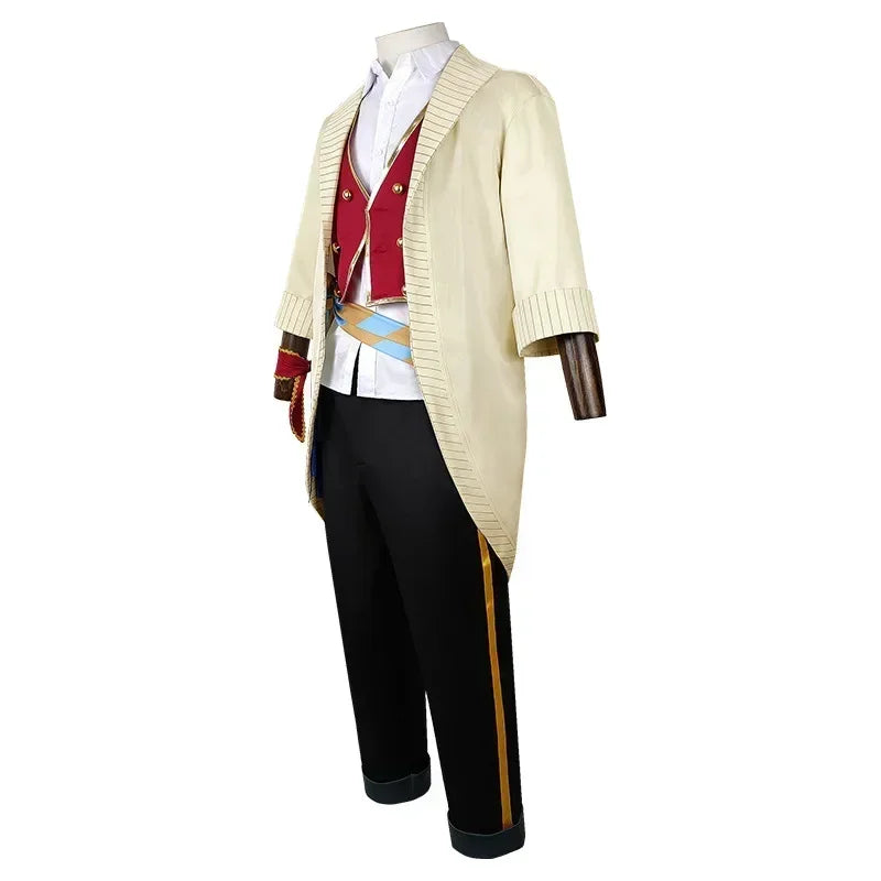 Twisted Wonderland Kalim Al-Asim Cosplay Costume Scarabia Kalim Uniform Suit School Uniforms Halloween Party Costumes