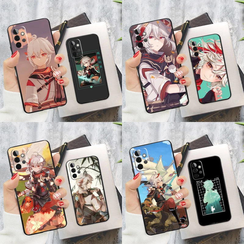 Kaedehara Kazuha Genshin Impact Case For Samsung Galaxy A52 A12 A22 A32 A42 A72 A11 A51 A71 A50 A70 A21S A52S Cover Coque