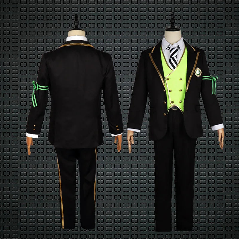 Twisted Wonderland Ruggie Bucchi JK Uniform Cosplay Costume Riddle Cos Clothing Outfits Halloween School Role Play Party