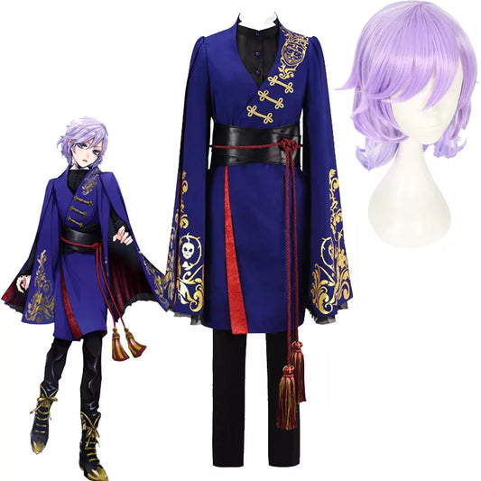 Pomefiore Vil Schoenheit Cosplay Costumes Twisted-Wonderland Uniform Suits Epel Felmier Wig Headwear