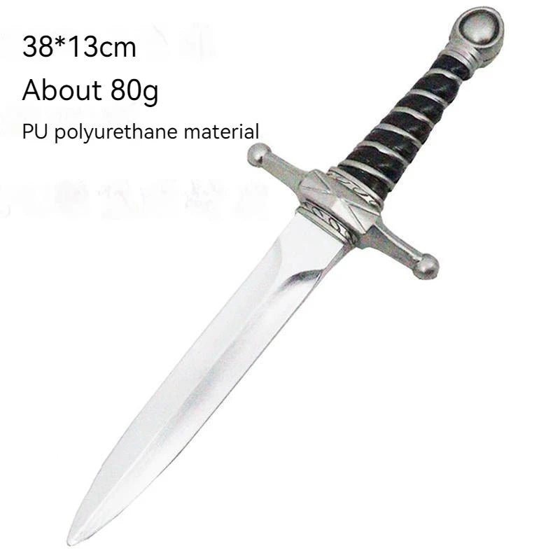 38cm Children Sword Weapon Movie Cosplay Sword Prop Role Play Gift Safety Pu Simulation Weapon Kid Adult Model