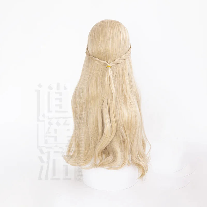 Ada Mesmer Cosplay Wig Identity V Game Blonde 68cm Heat Resistant Synthetic Hair Halloween Party Role Play Carnival + Wig Cap