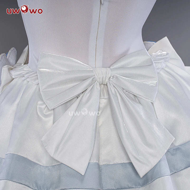 UWOWO Cosplay Stocking Angell Cosplay Costume Dress with Wings Full Set Halloween Costumes