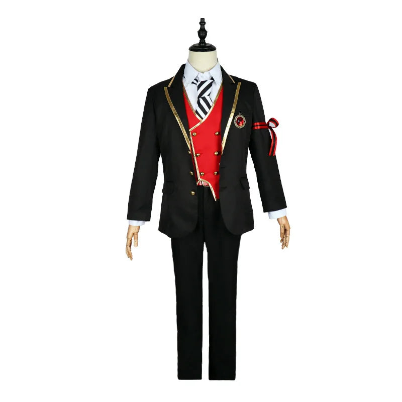 Twisted Wonderland Ruggie Bucchi JK Uniform Cosplay Costume Riddle Cos Clothing Outfits Halloween School Role Play Party