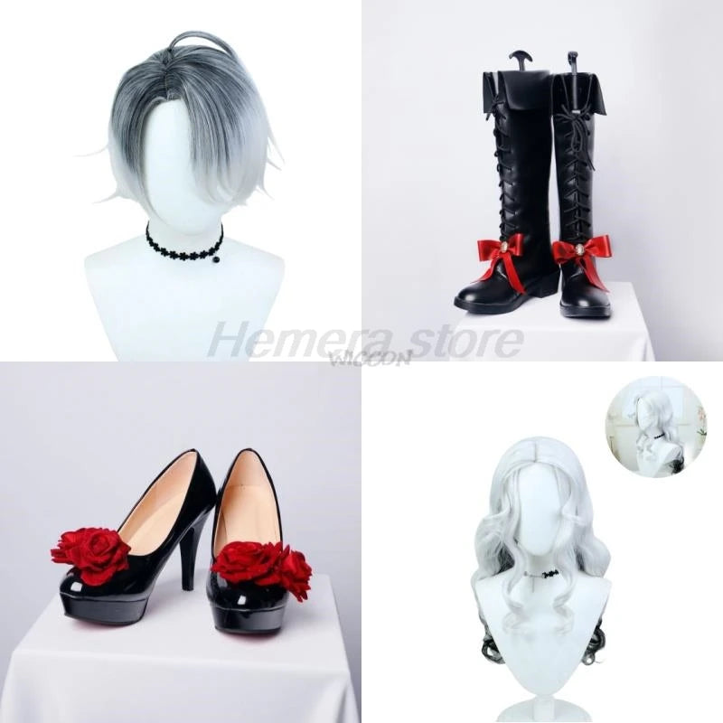 Anime Game Identity V Cosplay Costume Clothes Wig Shoes Cosplay Sick Person Psychologist Cosplay Costume Night Of The Witch