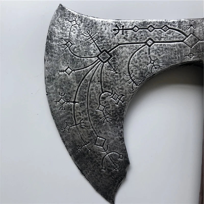 93cm God of War 4 Cosplay Kratos Axe Leviathan Axe Prop Weapon Role Playing Game Movie Cos Ghost Axe PU Weapon Model Toy Prop