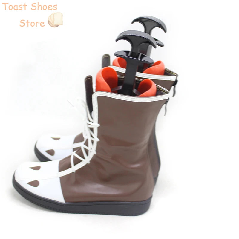 Game Identity V Mechanic Tracy Reznik Cosplay Shoes PU Leather Shoes Halloween Carnival Boots Costume Prop