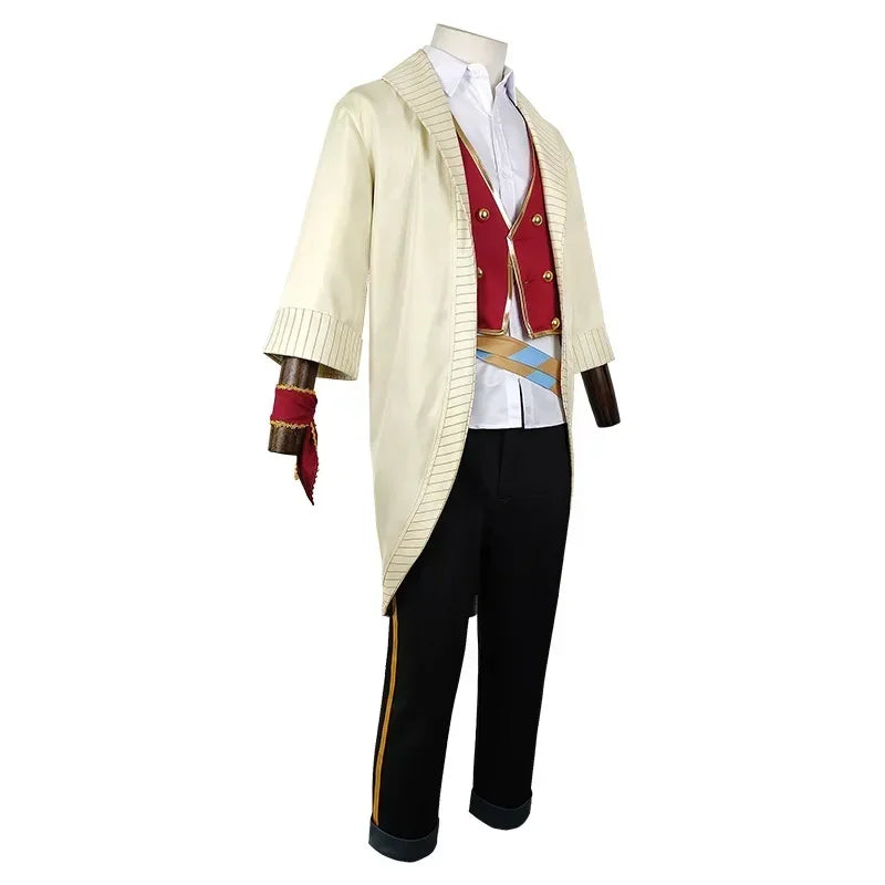 Twisted Wonderland Kalim Al-Asim Cosplay Costume Scarabia Kalim Uniform Suit School Uniforms Halloween Party Costumes