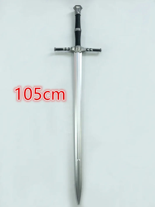 Anime 1:1 cosplay Geralt of Rivia sword New Exotic Beasts sword Weapon Prop Role Play PU Model Toy Prop 105cm