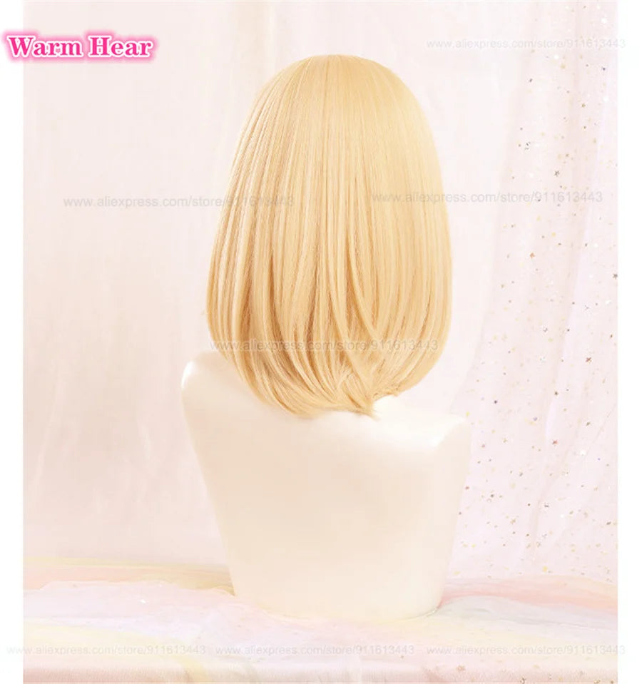 Anime Castle Wizard Howl Sophie Hatter Cosplay Wig Howl Cosplay Wigs Golden/Black Heat Resistant Hair Party Cosplay Anime Wigs