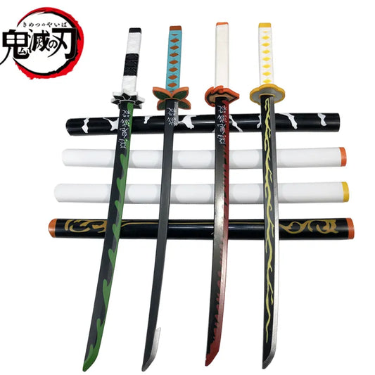 80cm Anime Kimetsu no Yaiba Original Katana Cosplay Weapon Demon Slayer Sword Tomioka Giyuu Kyoujurou Tanjirou Swords